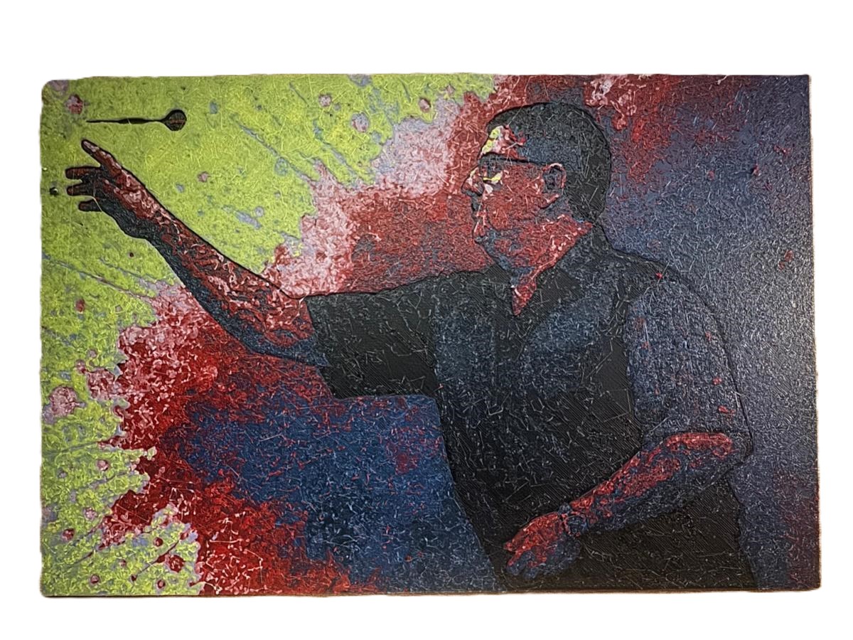 Hueforge Portrait – Gary Anderson