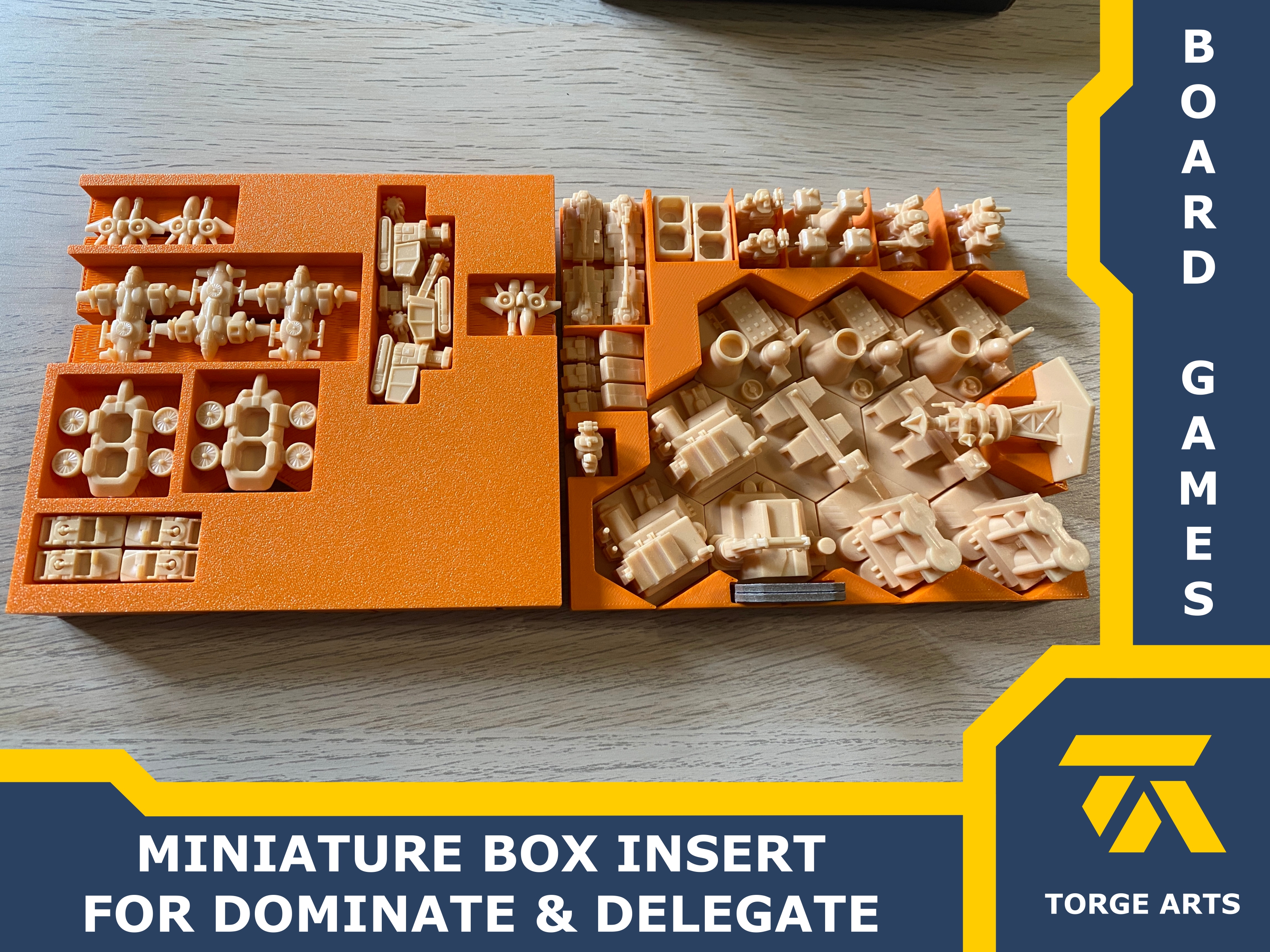 Dominate & Delegate miniature box insert
