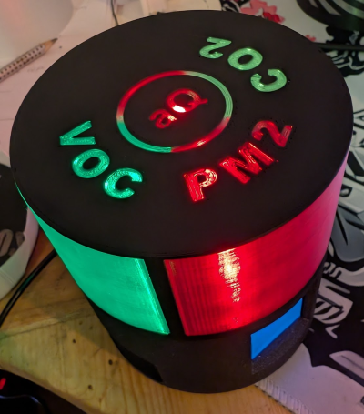 AqMood - a slightly emotional Air Quality Monitor / Emission Sensor
