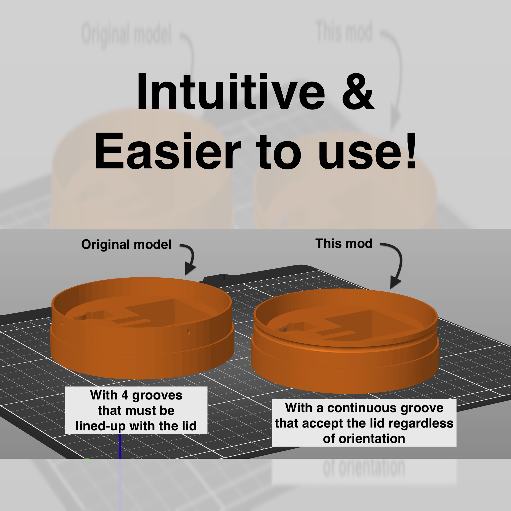 Accelerometer box improved, All-orientation lid closure, MK4S Core One, Original Prusa Accelerometer