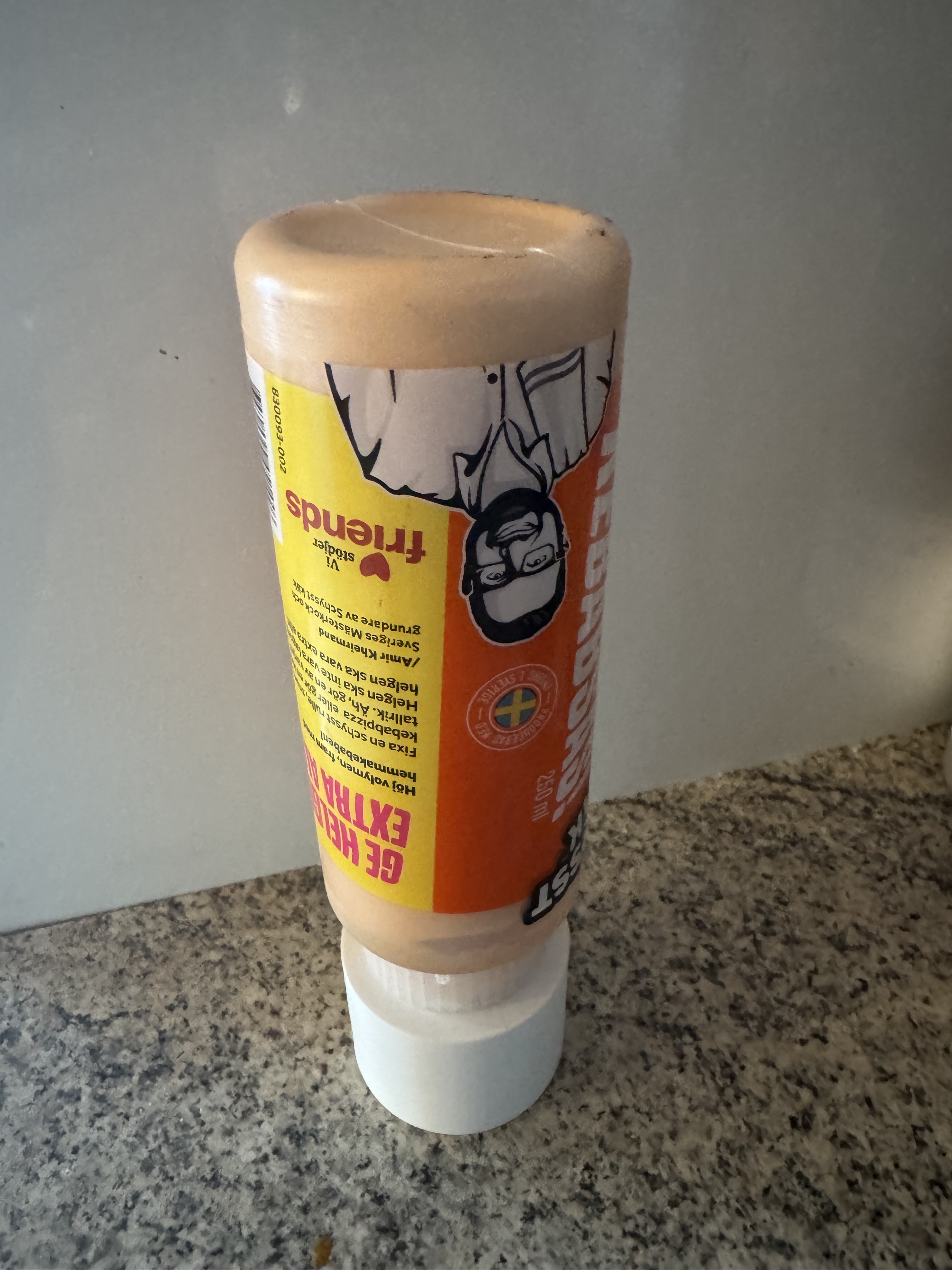 Upside-Down Squeeze Bottle Holder