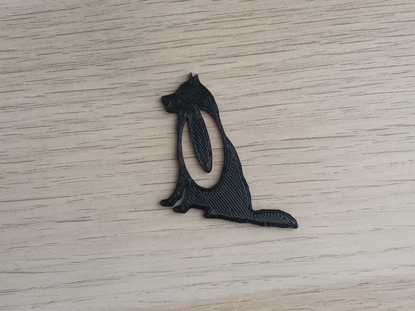 Siberian Husky Bookmarker