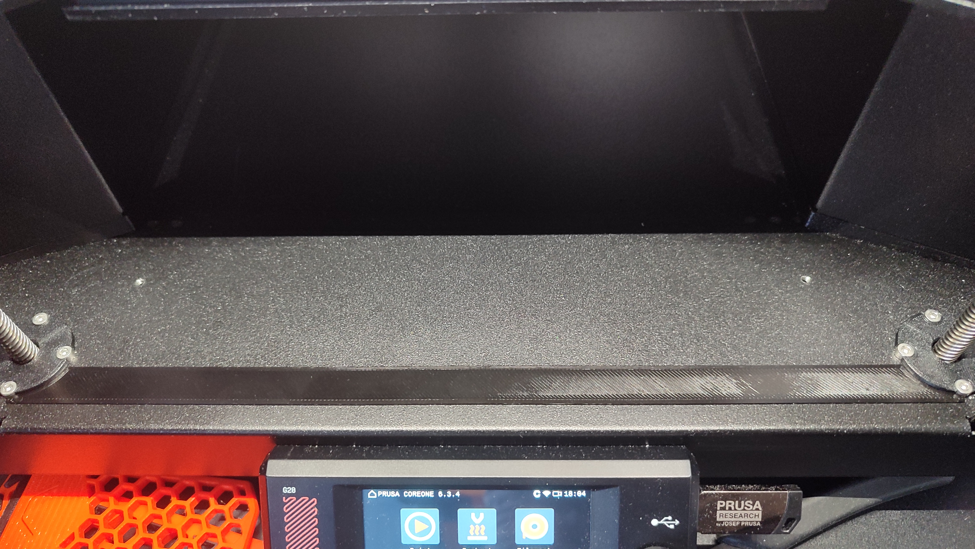 Interior Ramp for Prusa Core ONE Dust Cover Remix