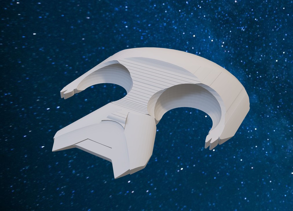 Star Trek Ferengi D'Kora Class Marauder Ship
