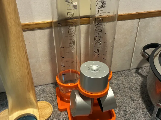 Oh Bubbles! AllFizz bottle and nozzle holder