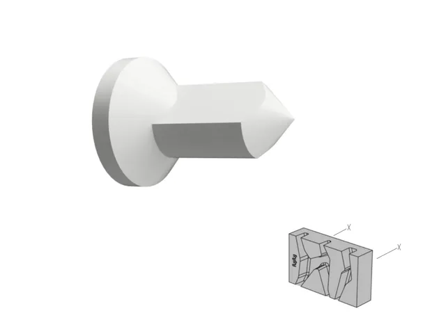 Wall Mount Positioning Pin