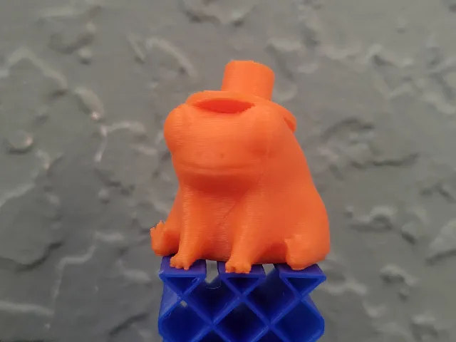 Fred the Frog with a sophisticated little top hat