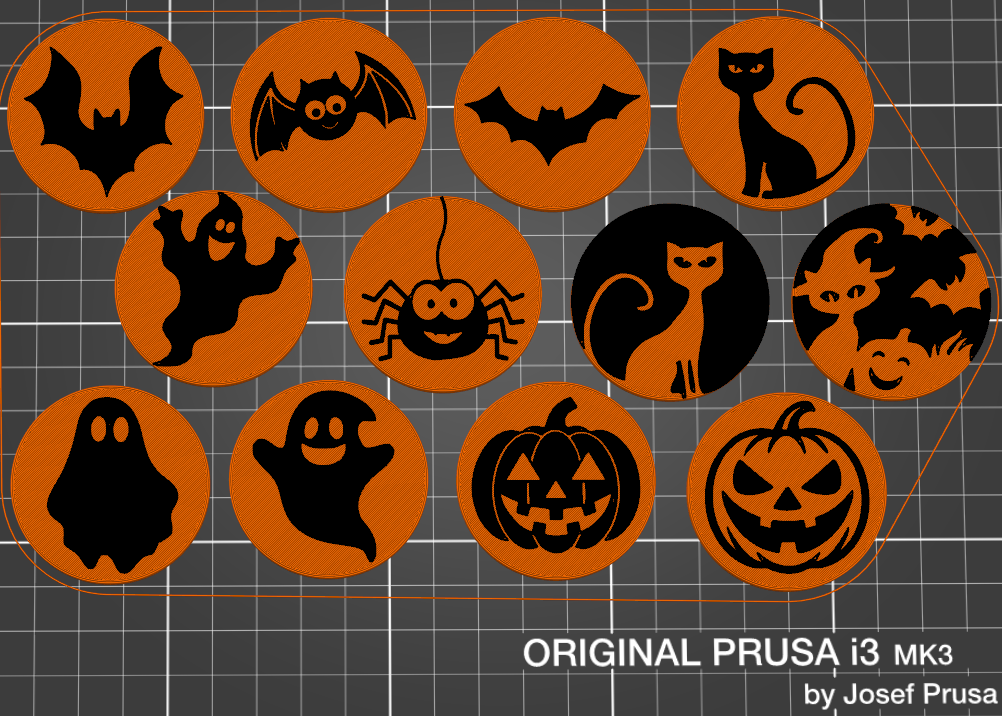Sada razítek na cukroví (sušenky) Halloween / Halloween stamp set
