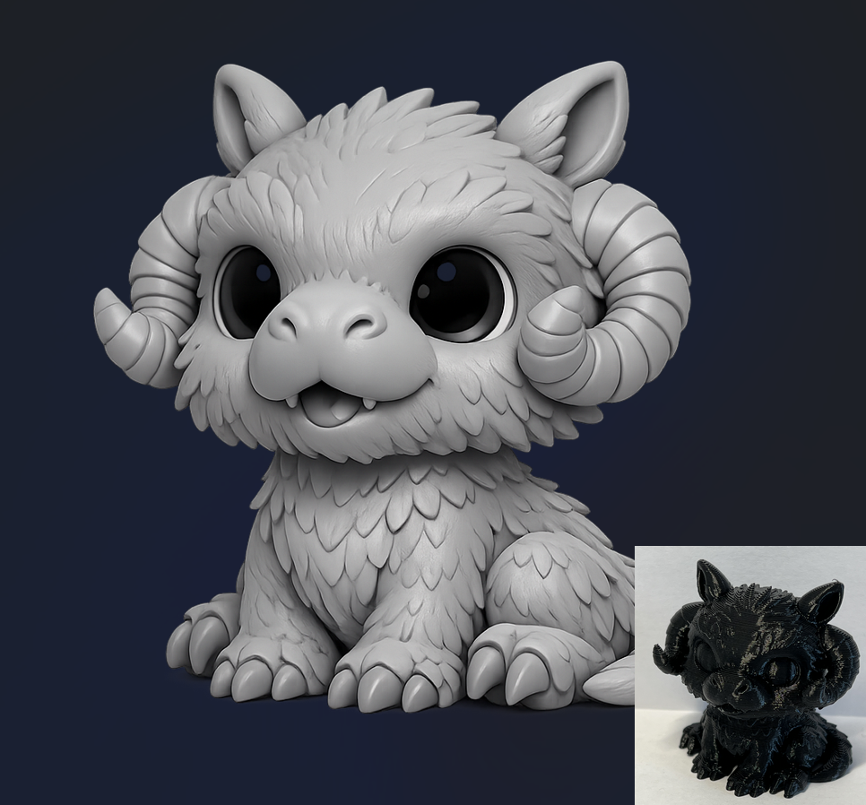 Chibi Tauntaun (Star Wars) 3D model