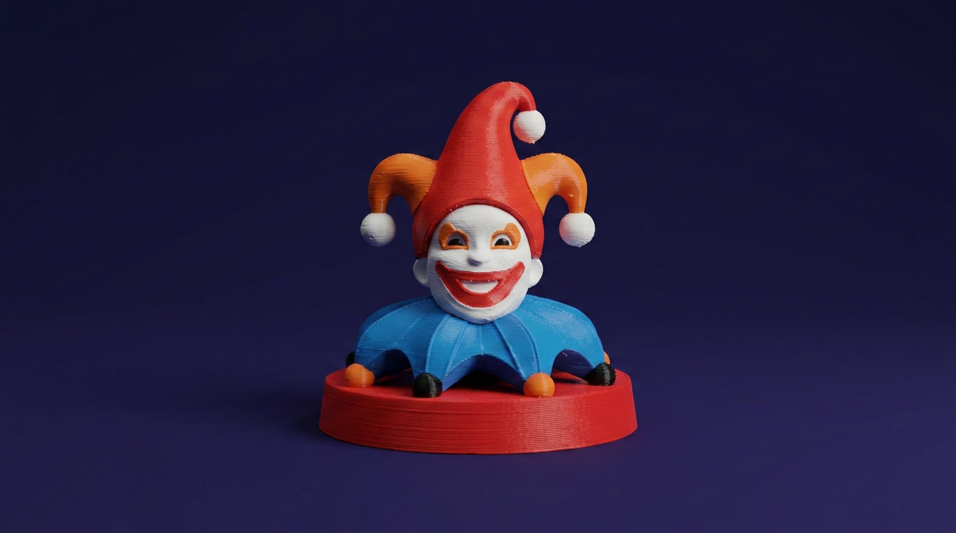 Balatro Joker Bust Figurine Multi/Single Color