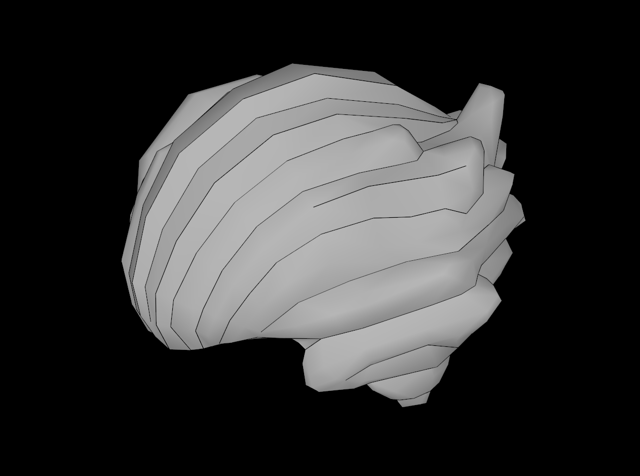 Lego Compatible (28551.dat) Minifig Hair Bushy Swept Back
