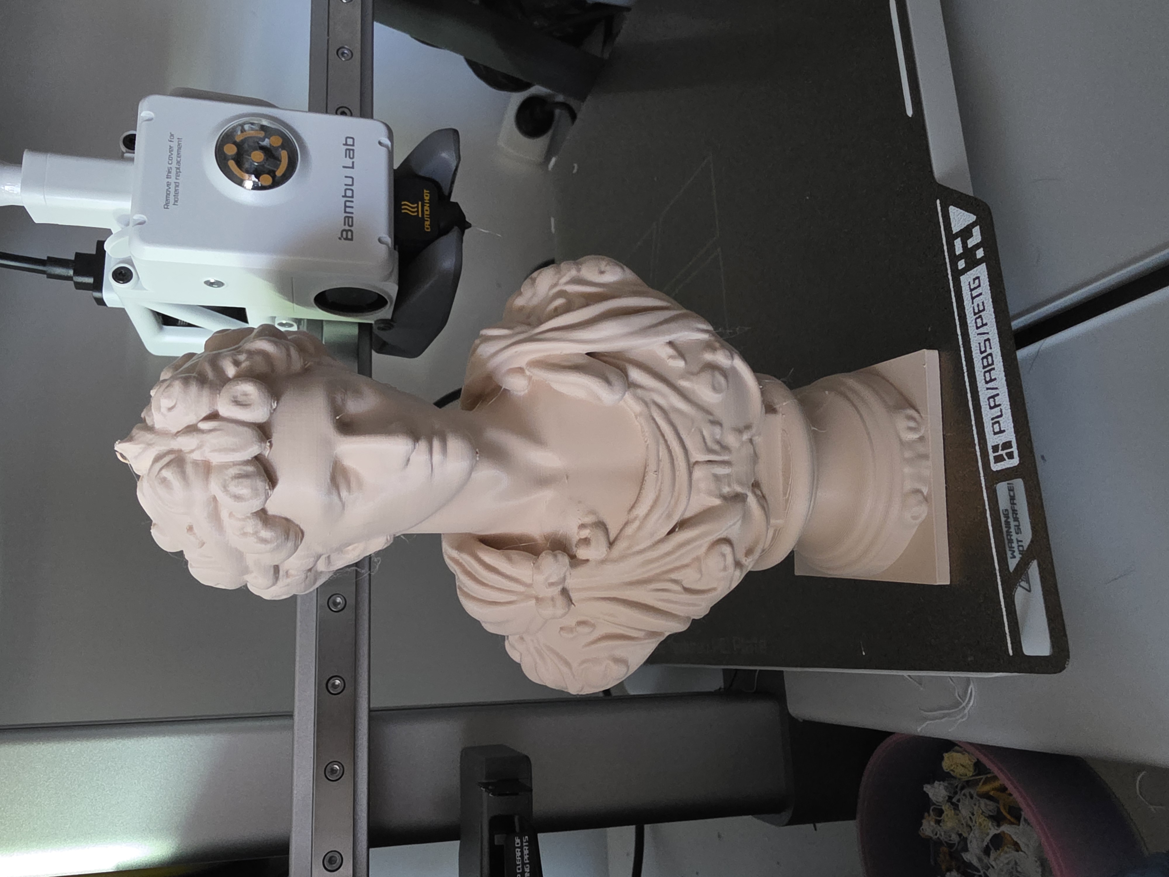 Apollo Bust — Classical Greek Statue (Carved-Stone Look)