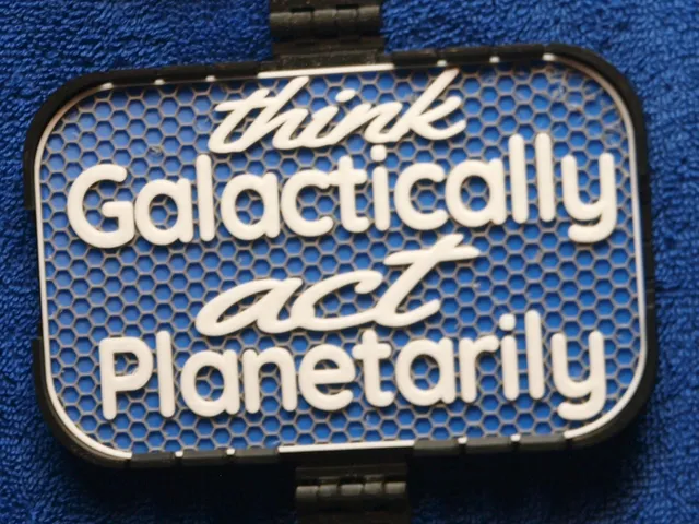 Think Galactic sign