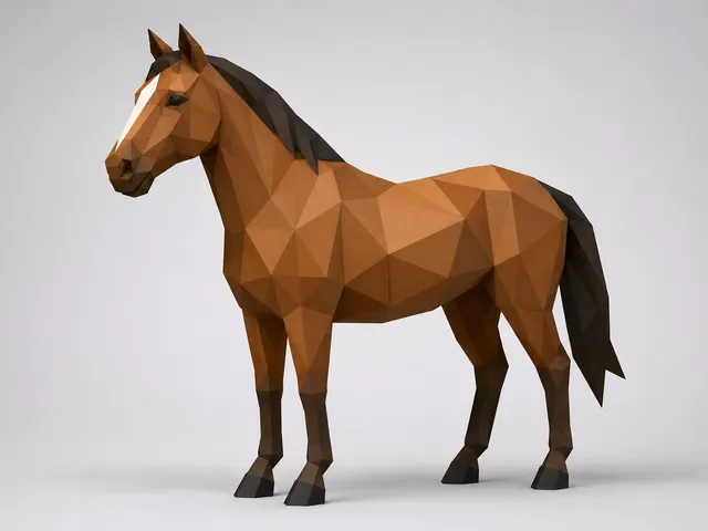 Low Poly Horse