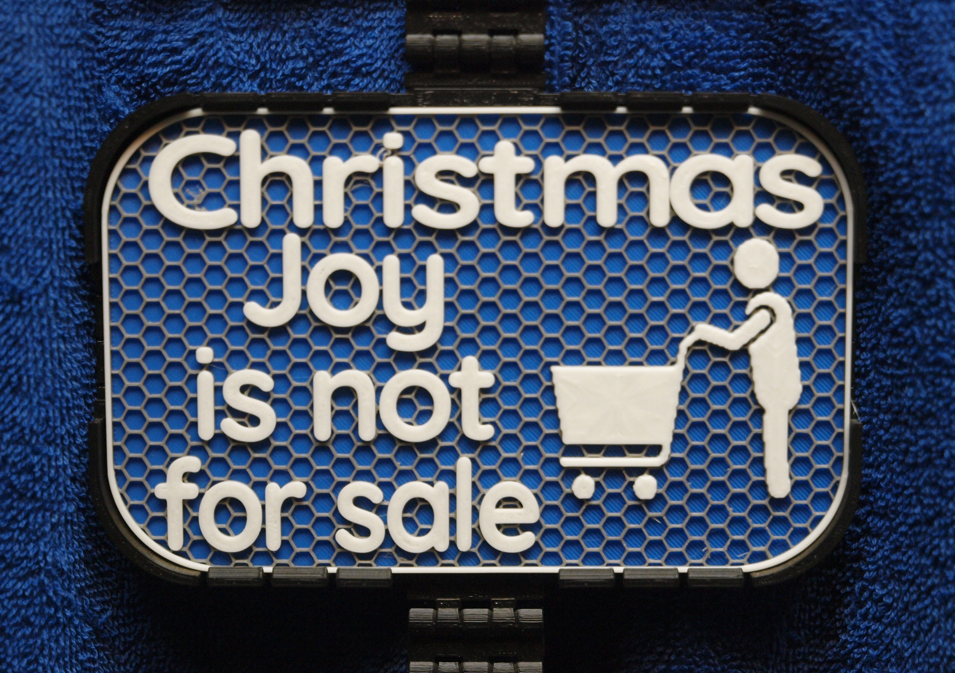 Joy is not for Sale sign