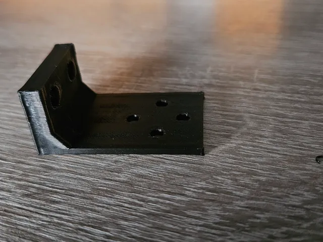 Simple corner camera stand for Ikea lack