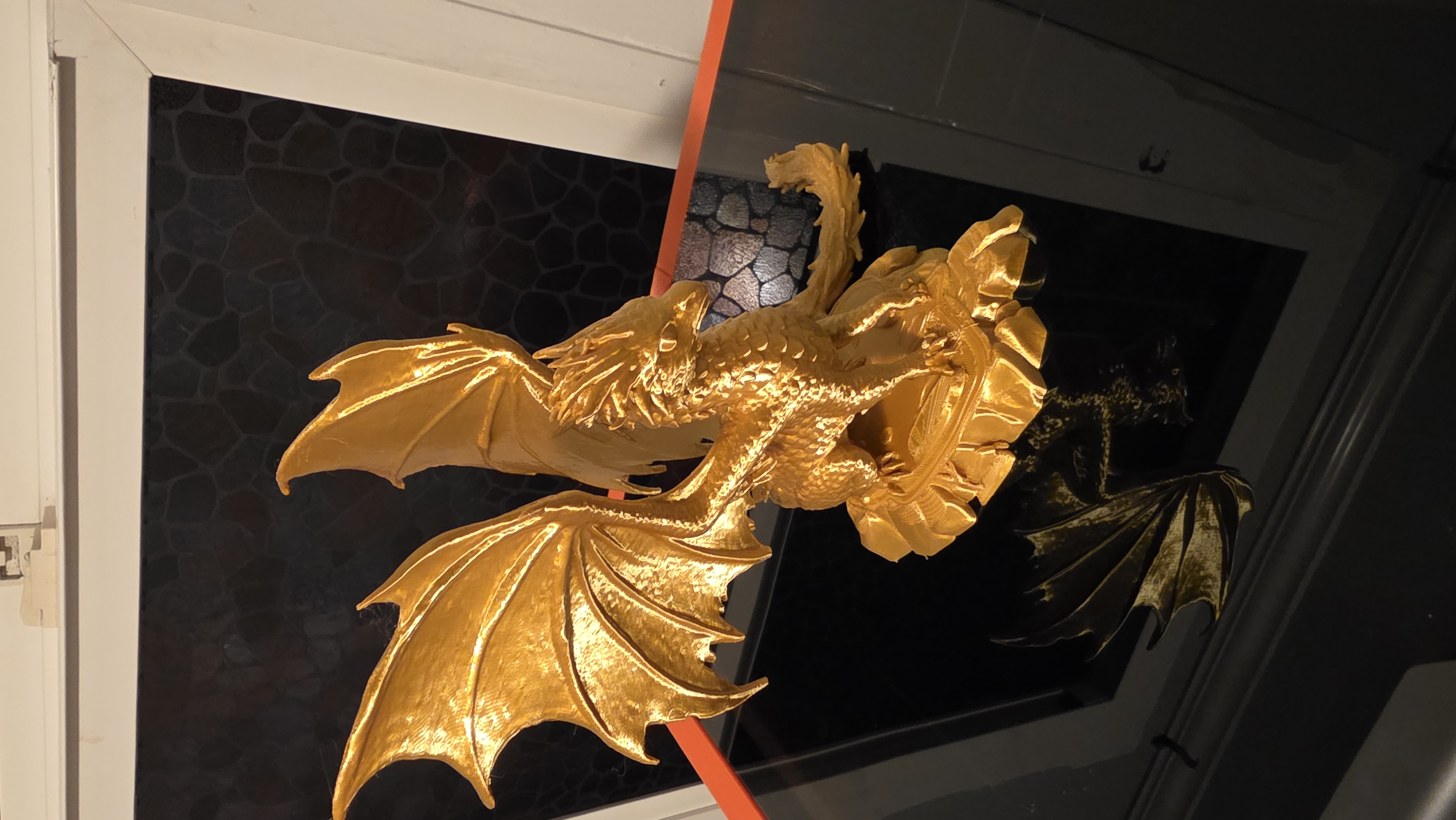 Dragon - Golden Guardian statue