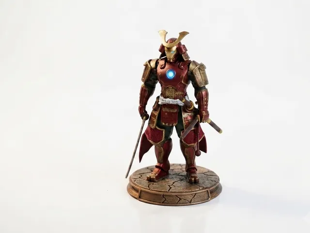 Samurai Ironman Figurine Marvel 3D Printable