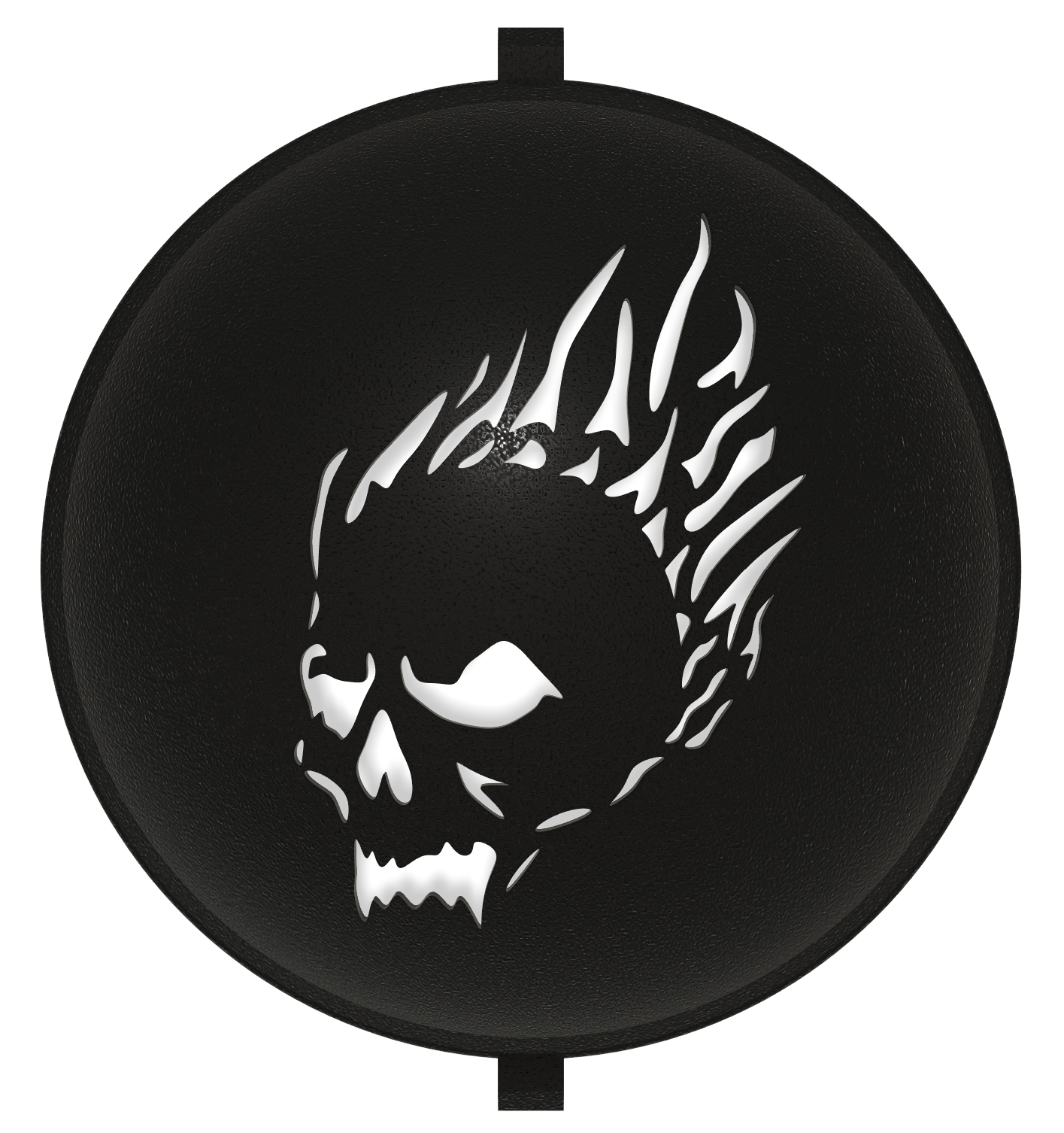 Golf - Golf Ball Stencil - Insert - Ghostrider - Flaming Skull - Spray Only