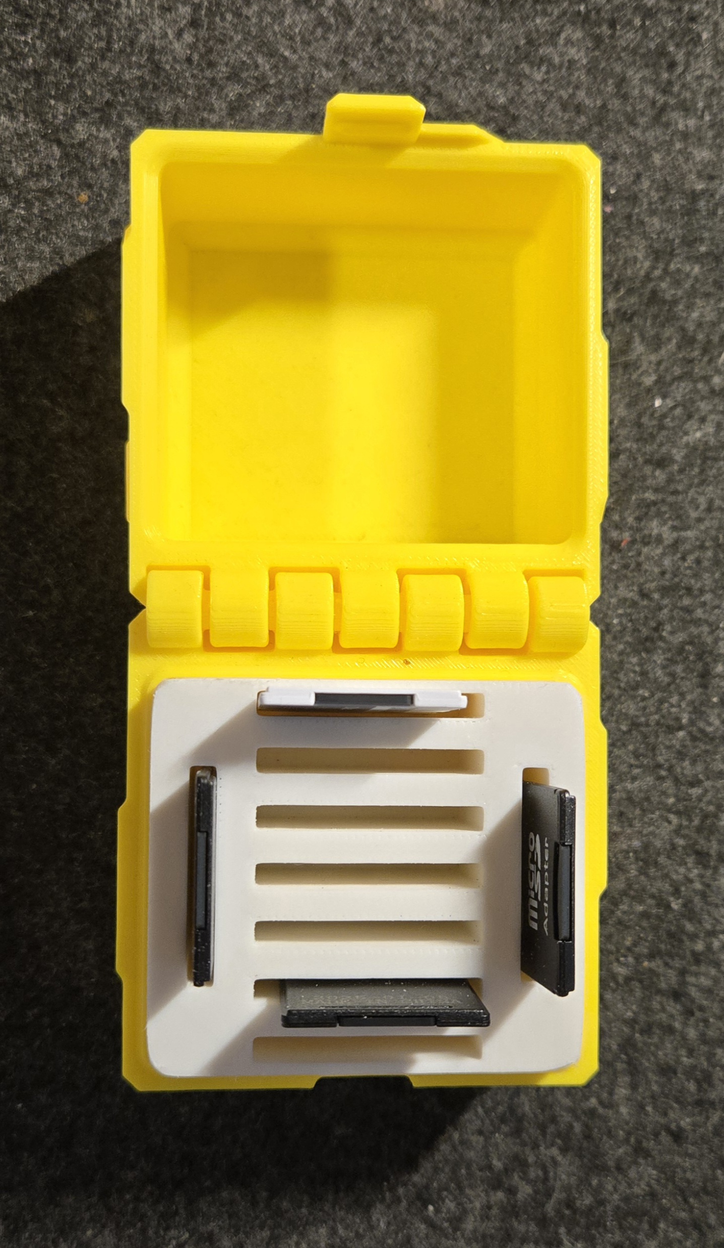 Mario Coin Block Container SD Card Adapter Insert