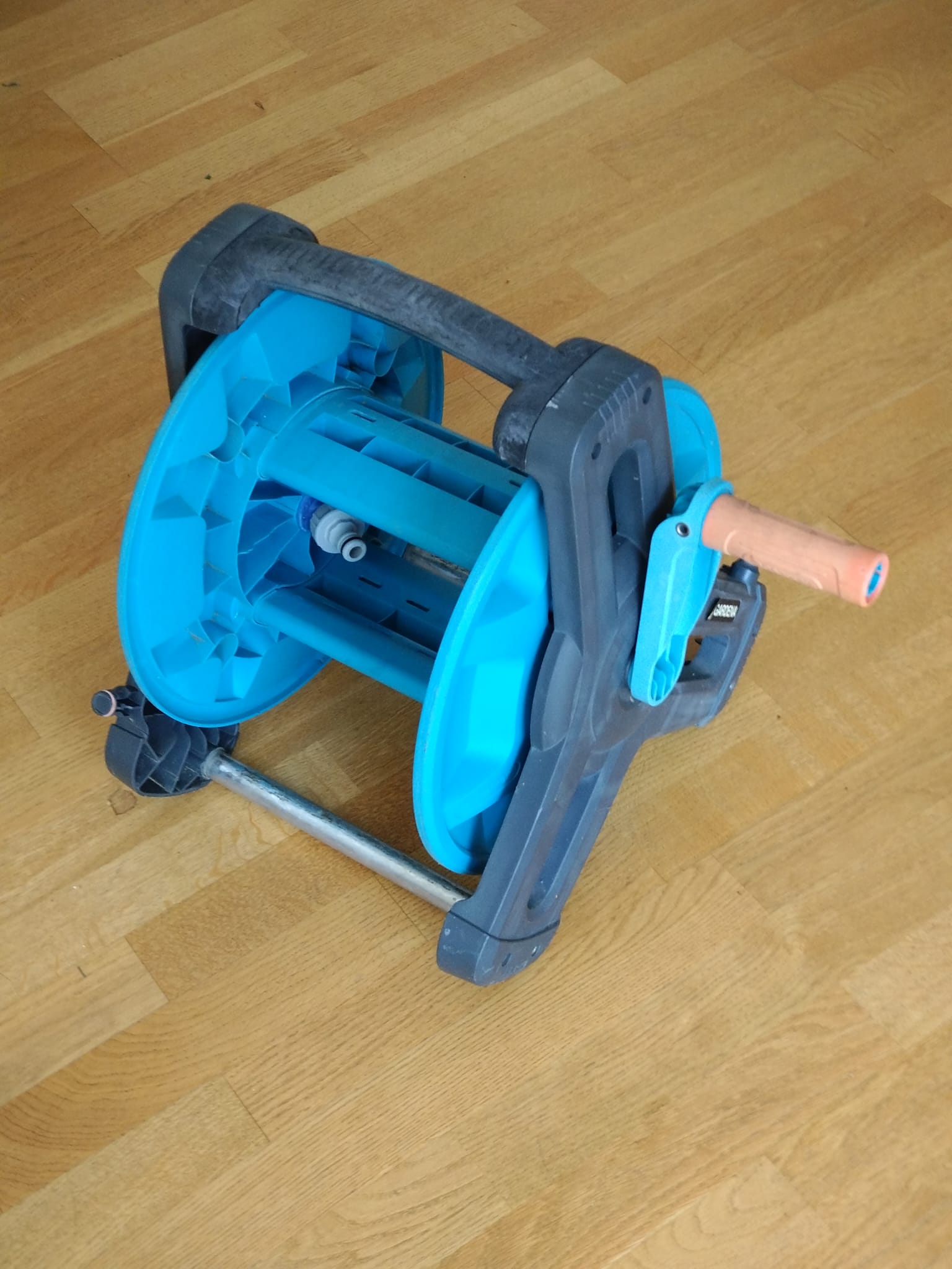 fix for gardena hose drum