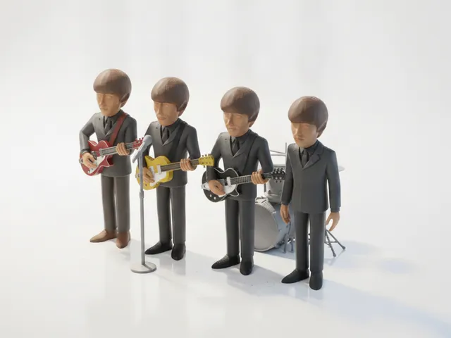 The Beatles Band Figurines Musicians 3D Printable