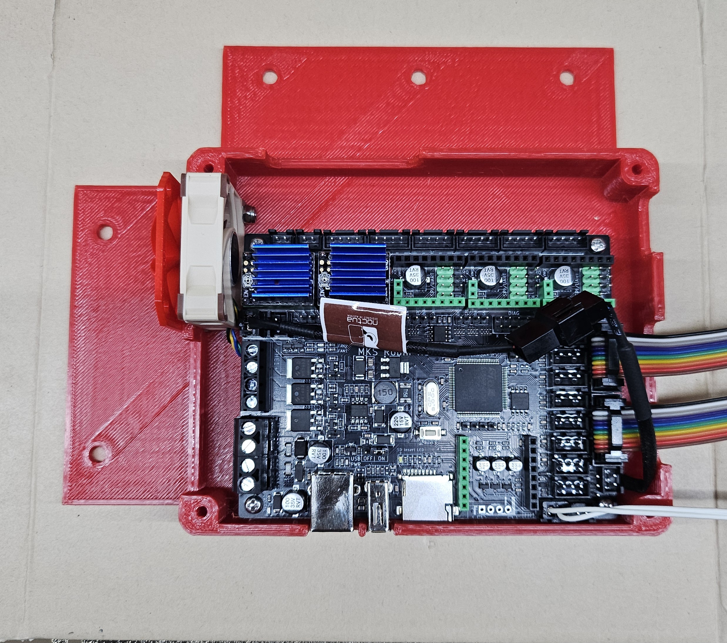 Robin Nano v3 case w/ 40mm fan mount 2020 extrusion