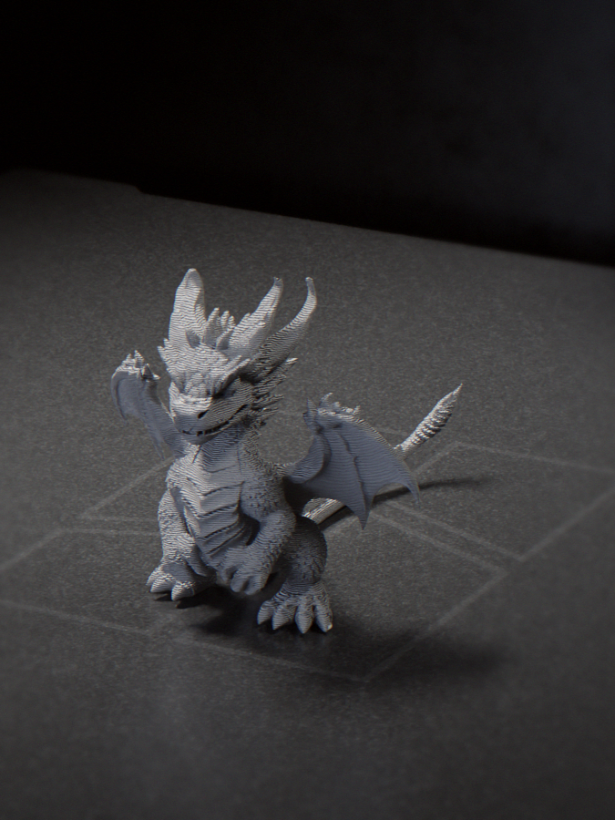 Angry Dragon Figurine Fantasy 3D Printable 3D model by José Pedro