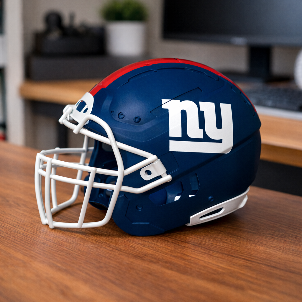 New York Giants Football Helmet - Current w/Stripe