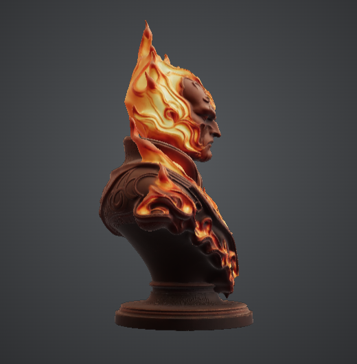 Flamebound Elemental Lord Bust — miniatura 2