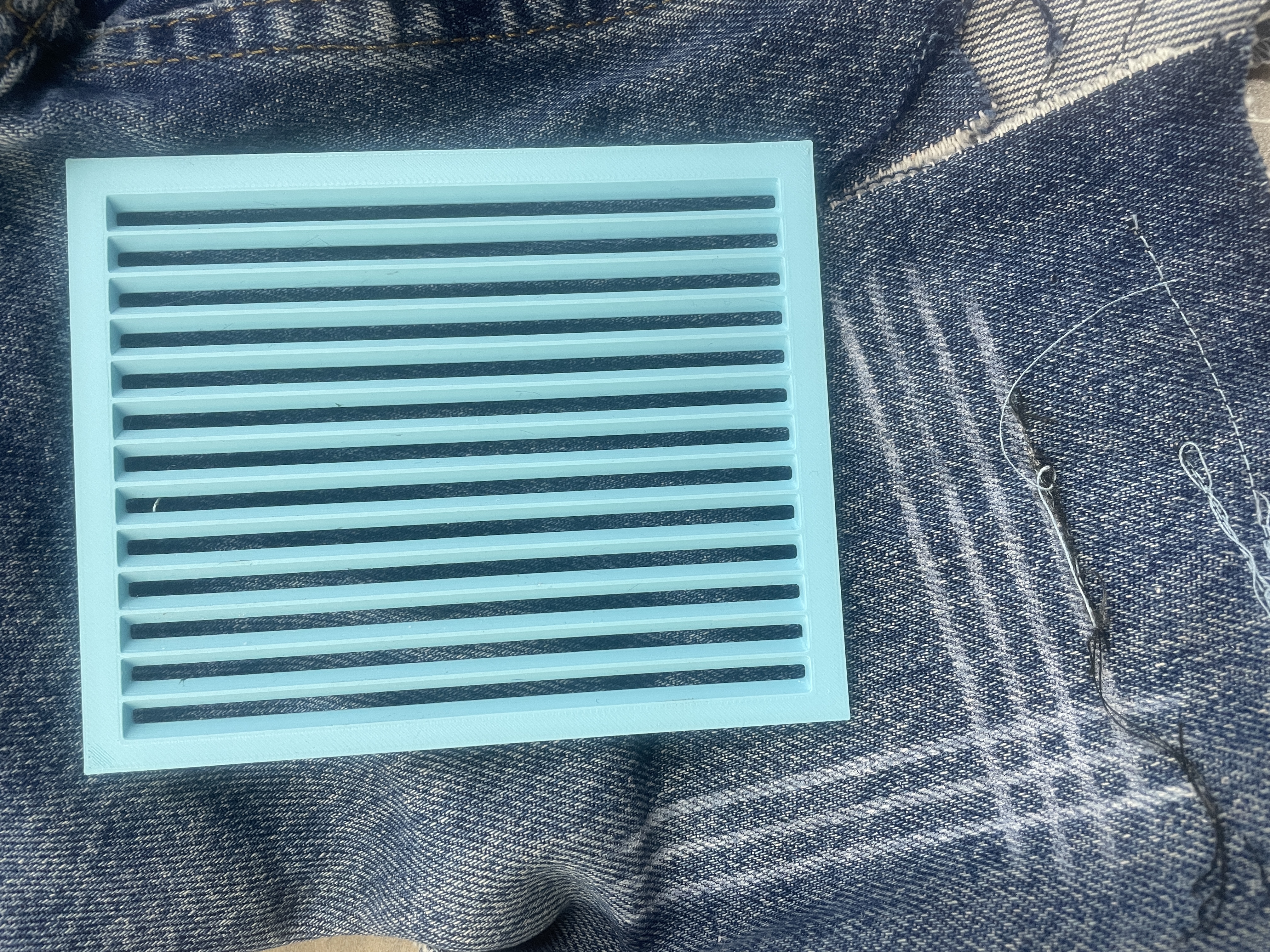 Sashiko line marking tool or gauge