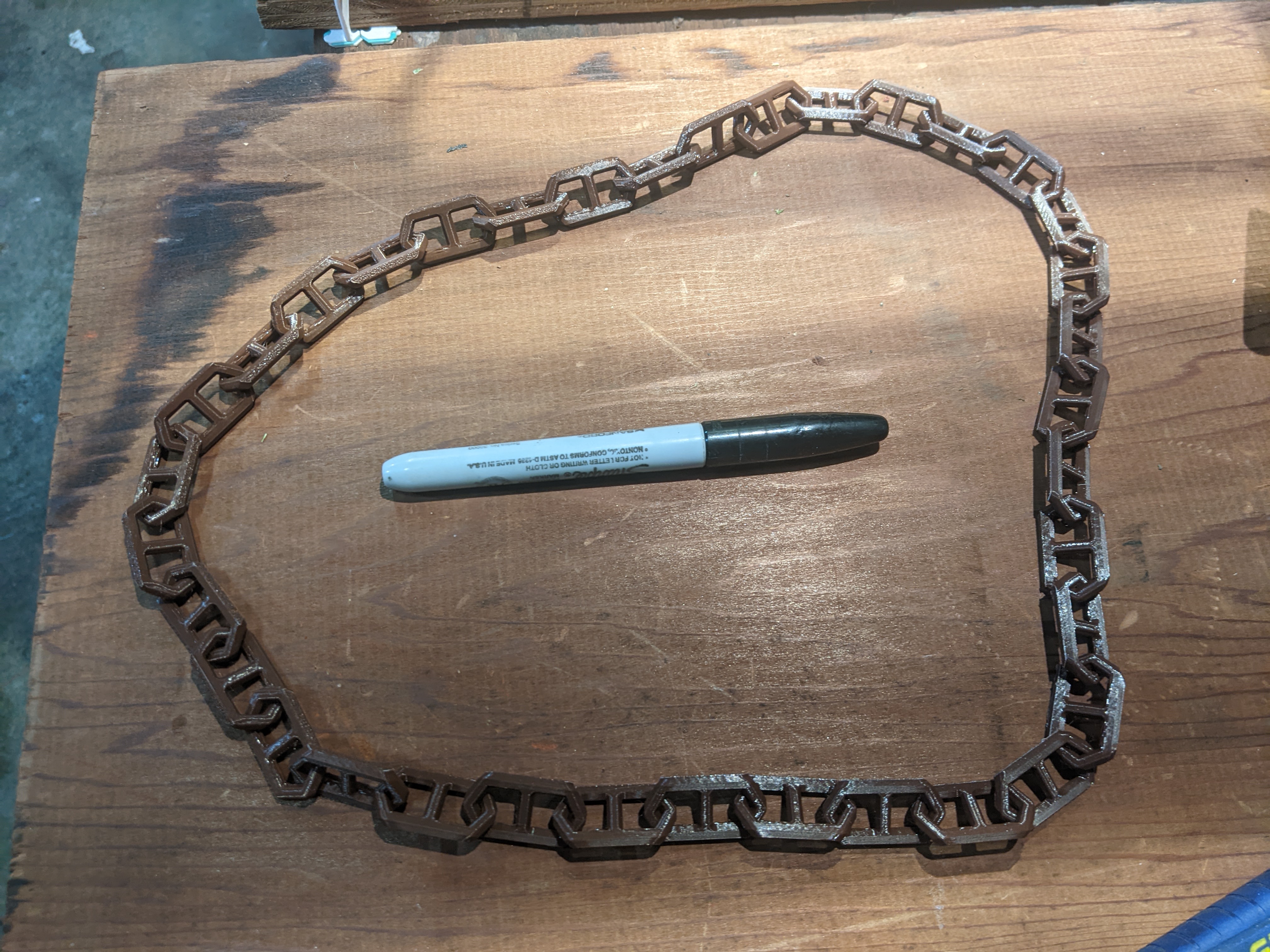 Miniatura 4 do modelo 3D Seamless Chain Loop 80cm