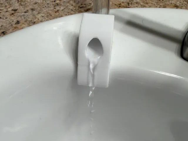 Decorative Sink Spout for Dehumidifier Drain Line
