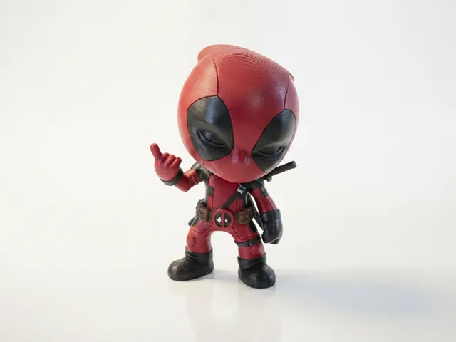 Chibi Deadpool Figurine Cute Collectible 3D Printable