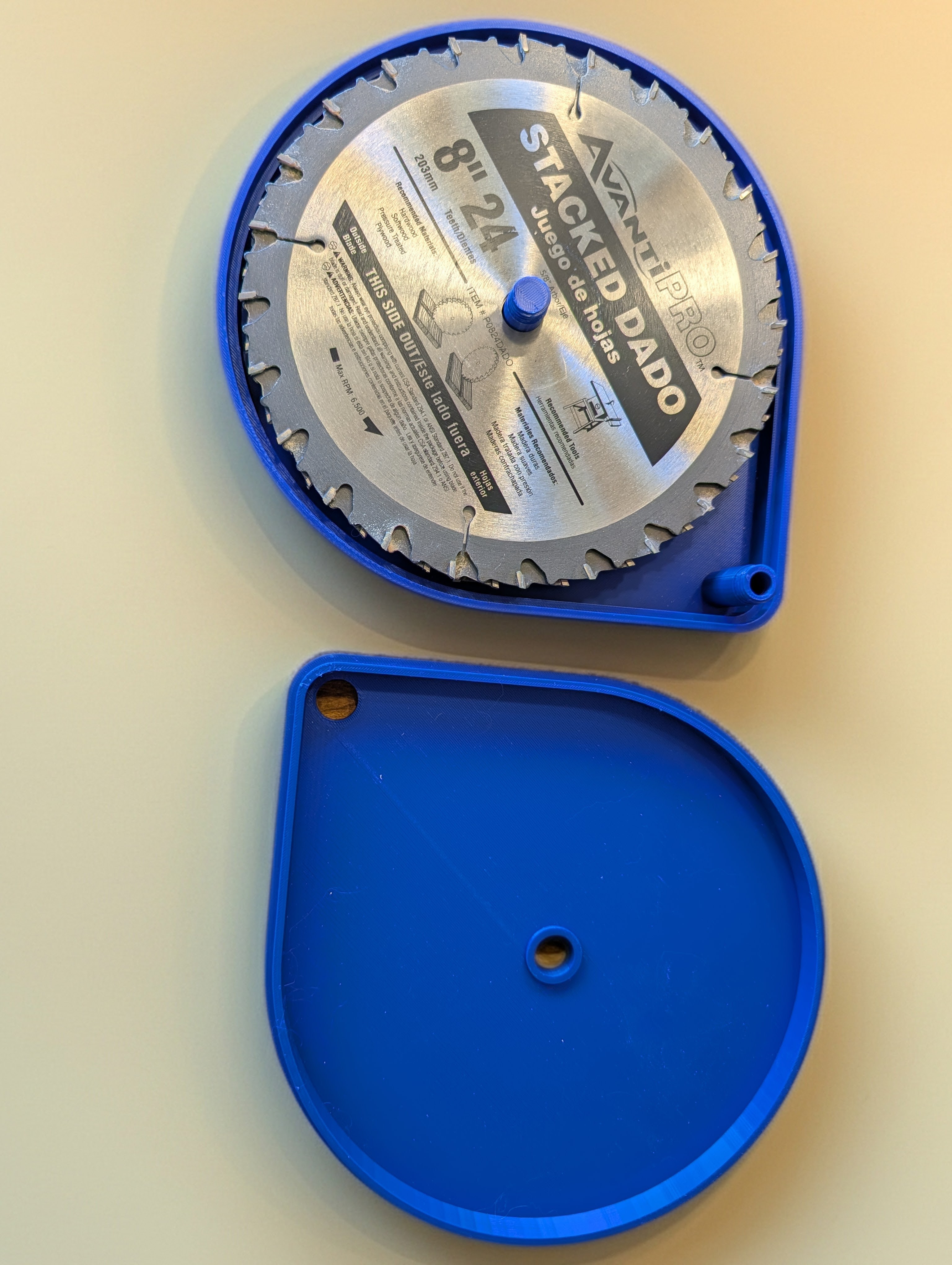 Dado Stack Saw Blade Case - 8" blades
