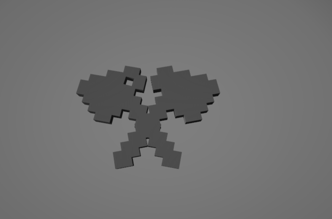 Minecraft axe — miniatura 3
