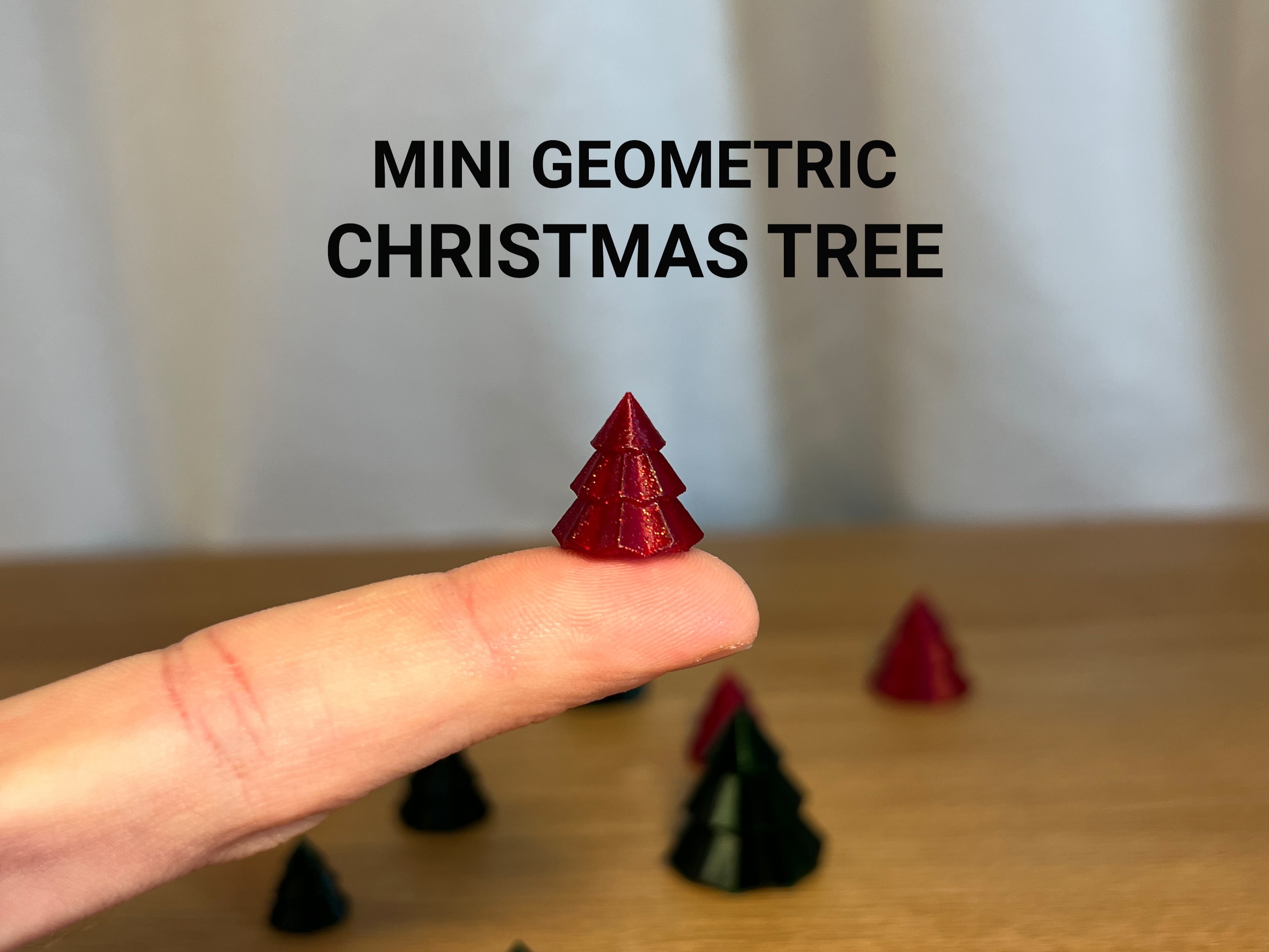 Mini Geometric Christmas Tree