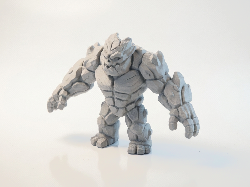 Lava Monster Figurine Fantasy Mythology 3D Printable