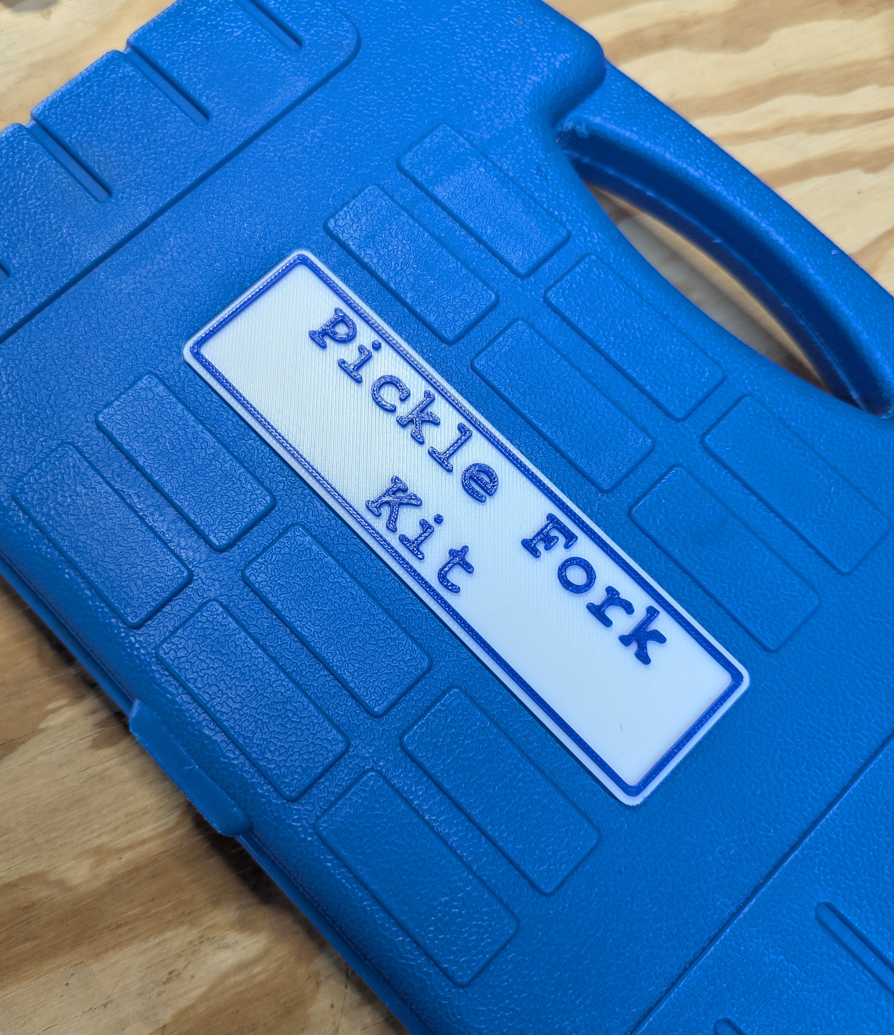 Pickle Fork Kit Label