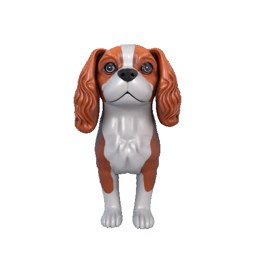 Cavalier King Charles Spaniel Figurine – 3D Printable Dog Model