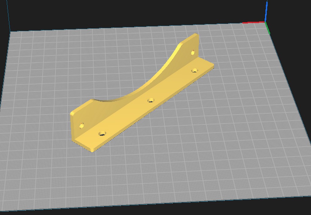 A very basic 140mm fan mount