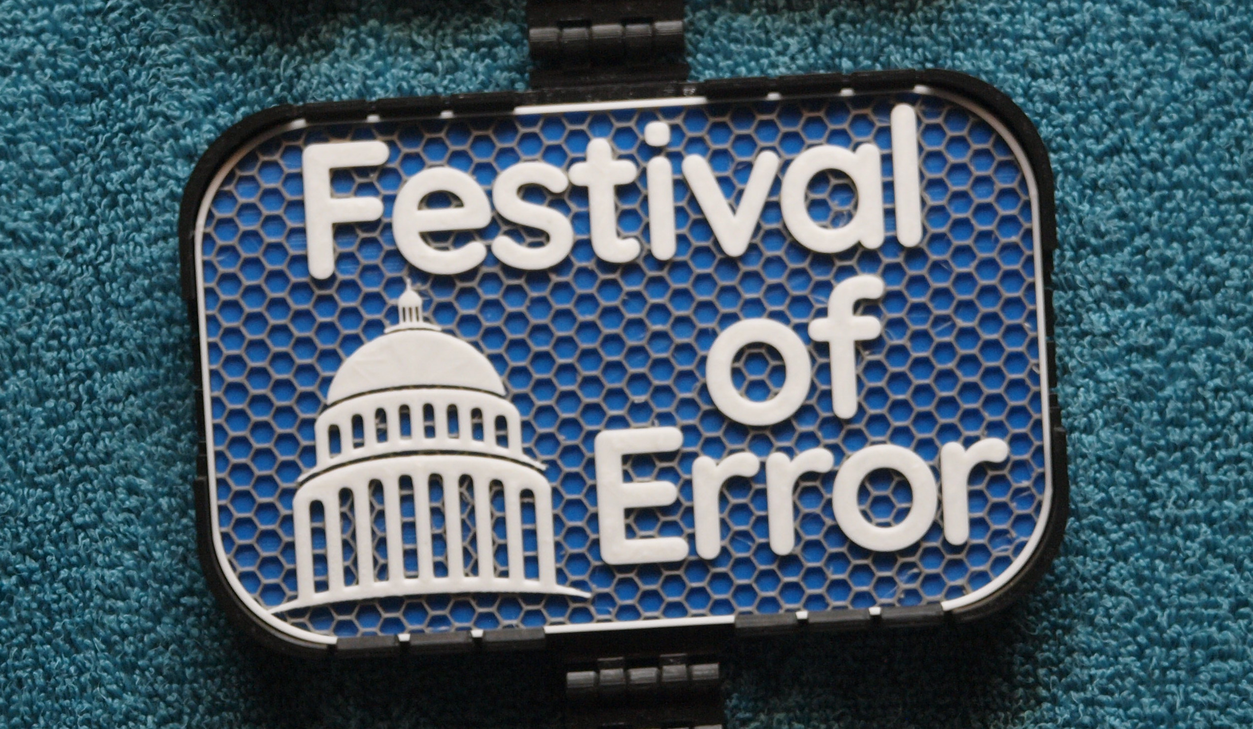 Festival of Error sign