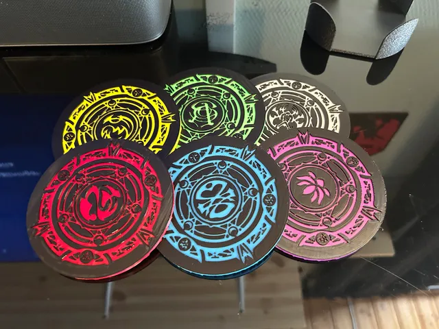 High School DxD Coaster Clan Symbol Collection