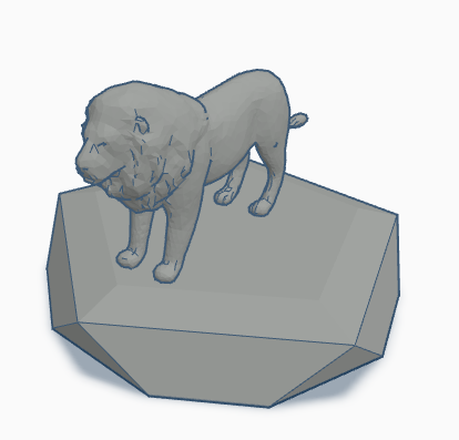 Lion statue — miniatura 3
