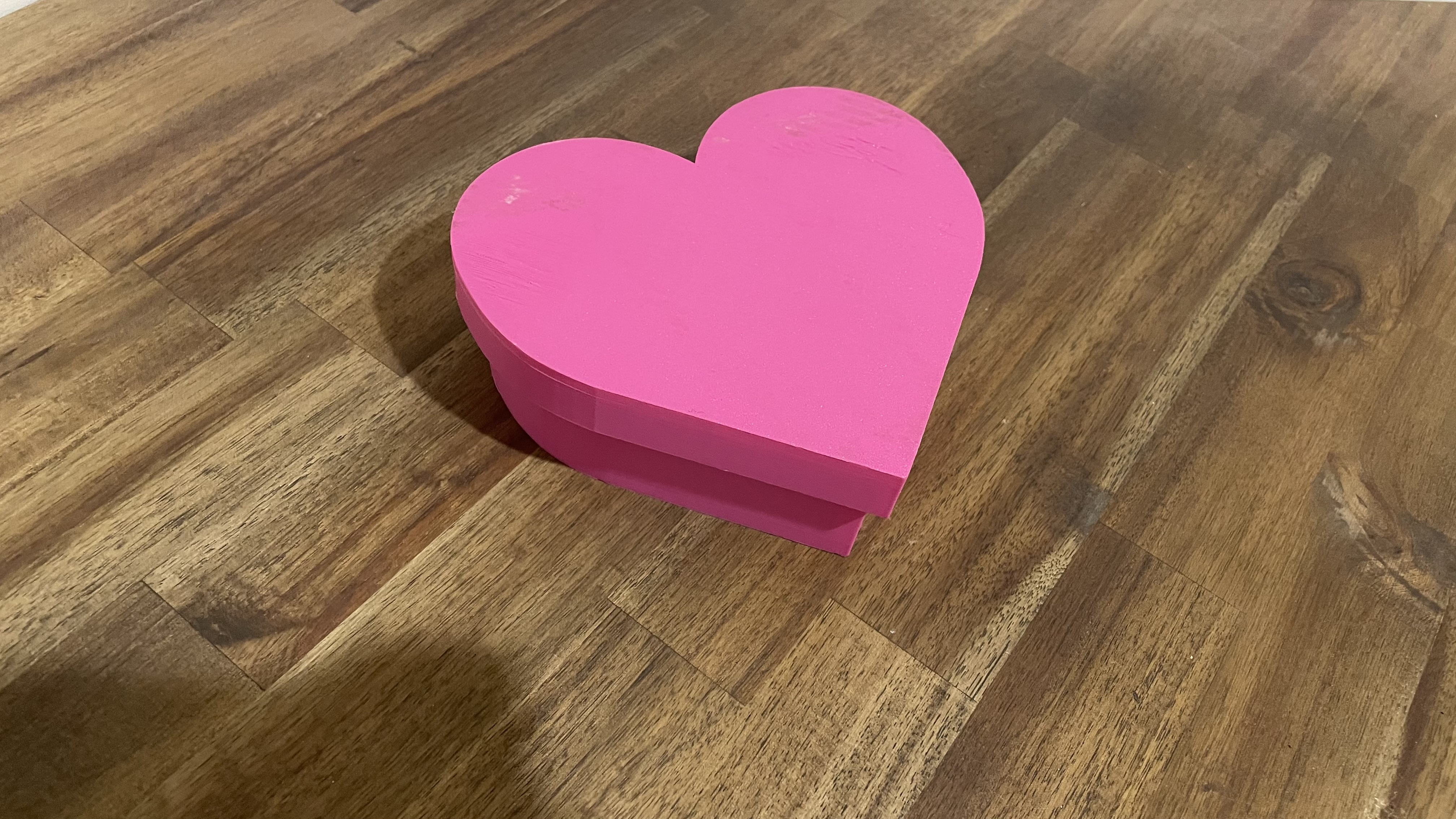Heart shaped storage box
