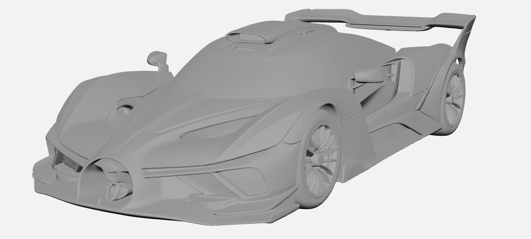 Miniatura 2 do modelo 3D Bugatti Bolide