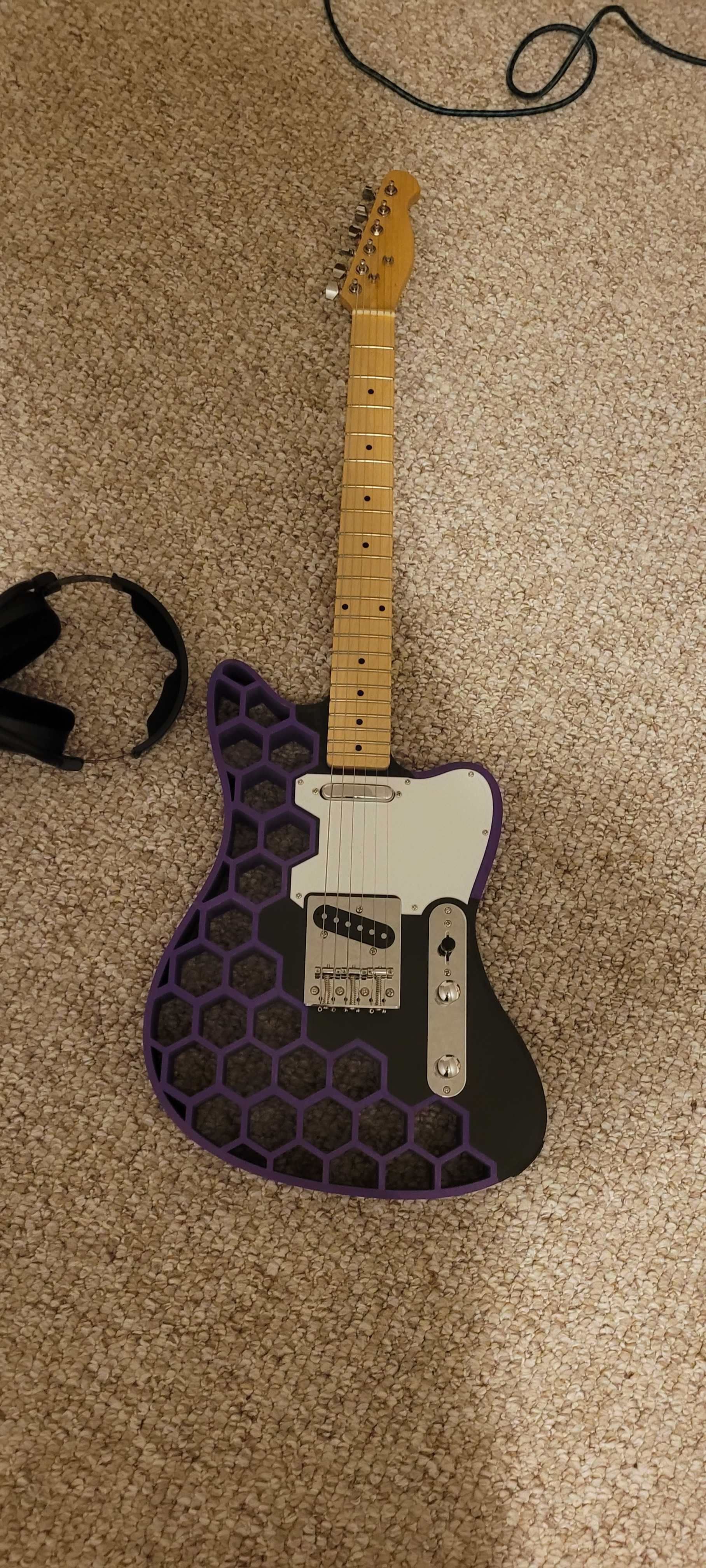 Leo Jaymz Prusacaster with adjusted holes