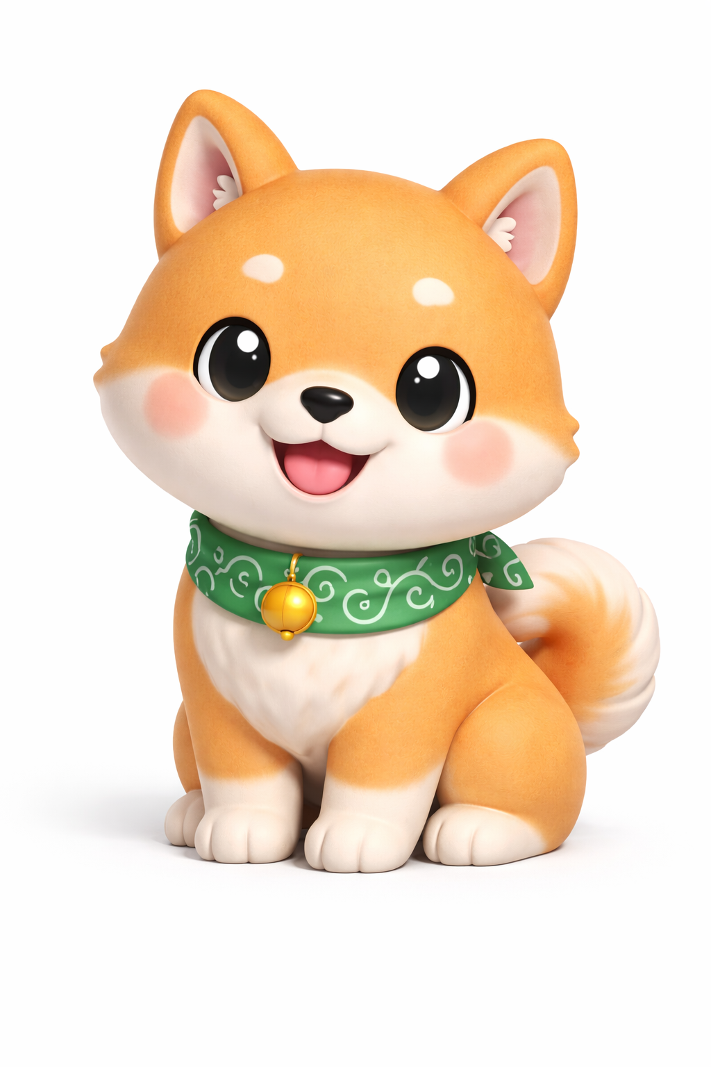 Cute Shiba Inu 3D model