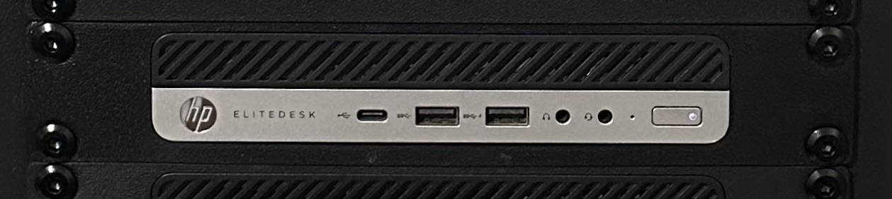 HP EliteDesk 800 G3, G4, and G5 PC 10-in Rack Bracket