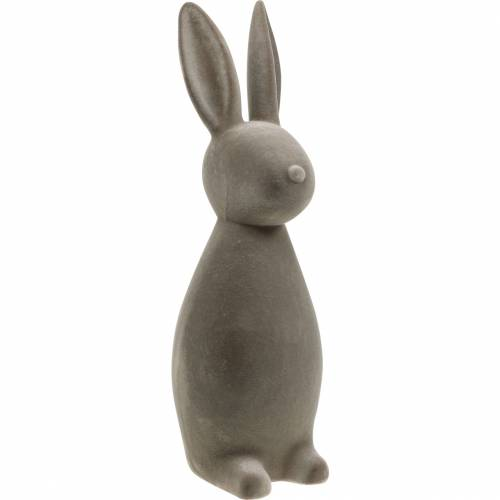 Flocked Easter bunny